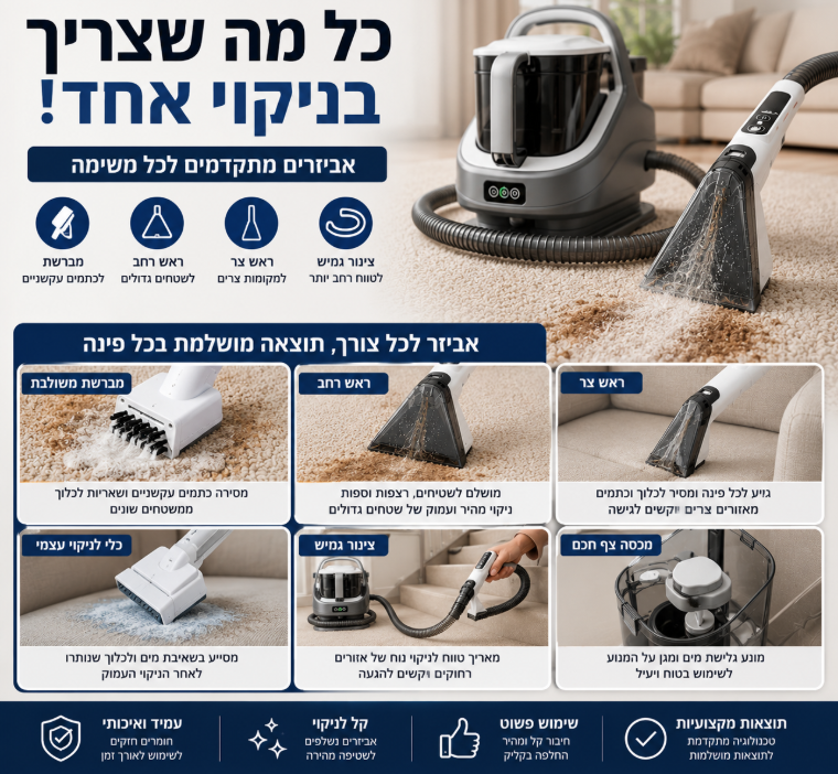 שואב שוטף לניקוי עמוק