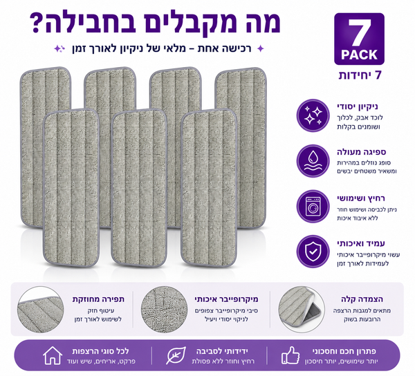 ראשי רדפידות מיקרופייבר